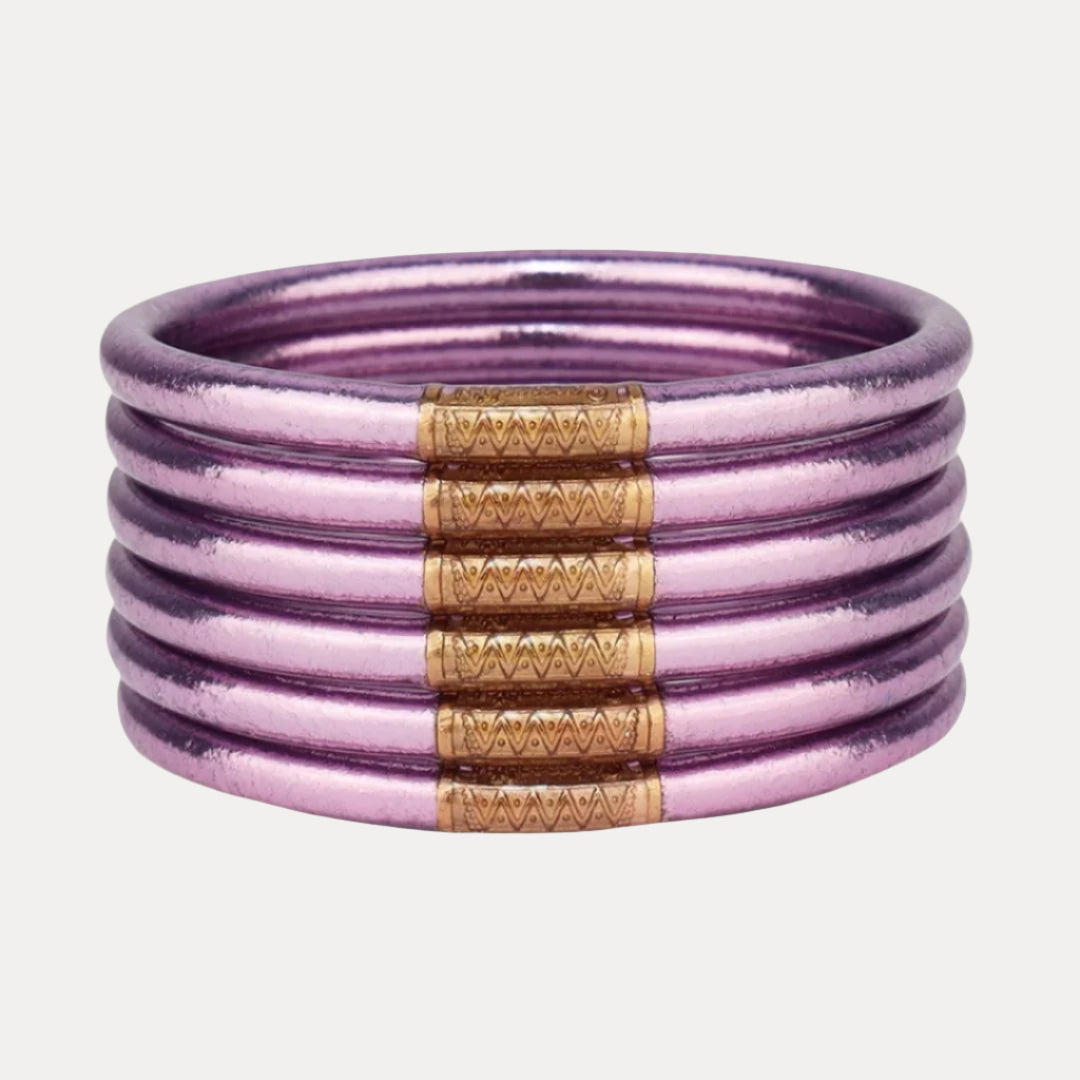 Lila All Weather Bangles® (Set of 6) - Serenity Prayer