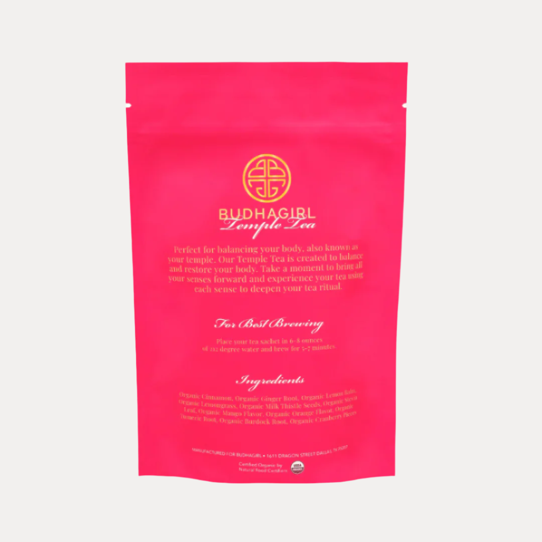 Organic Temple   Tisane Pouch - 15 Sachets