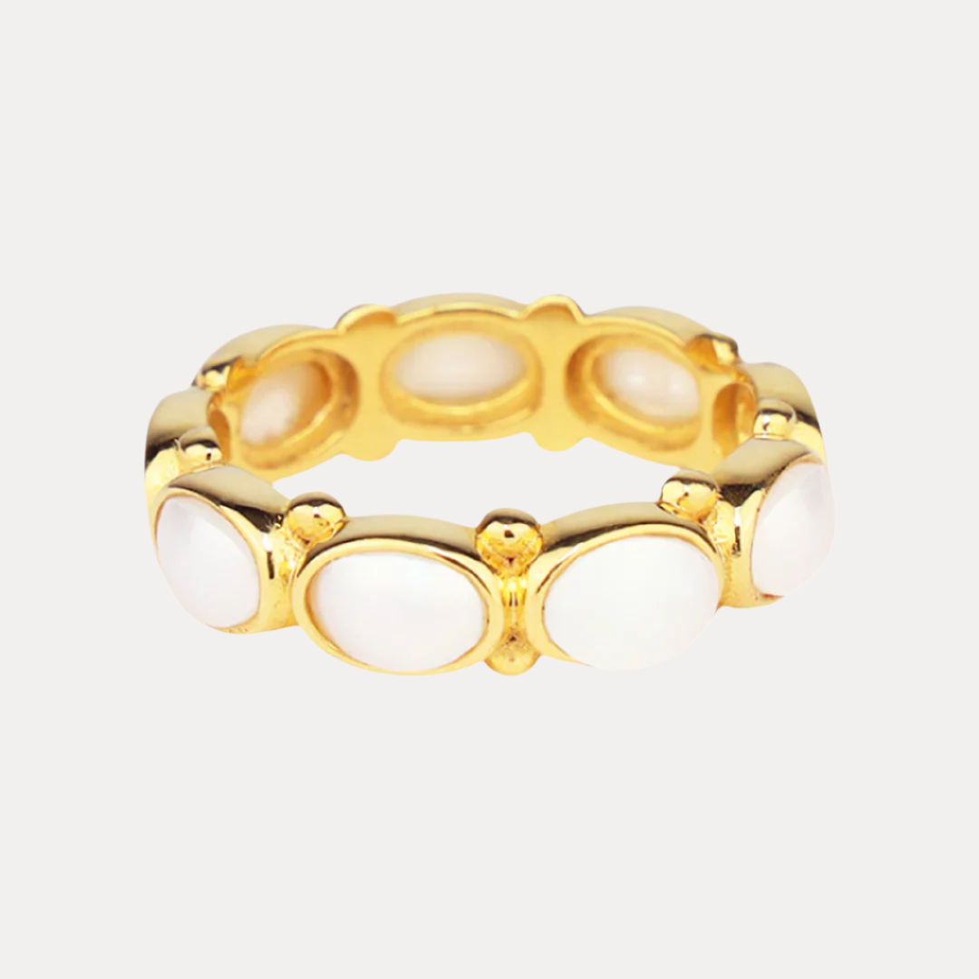 Nana Pearl Ring - White