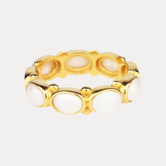 Nana Pearl Ring - White