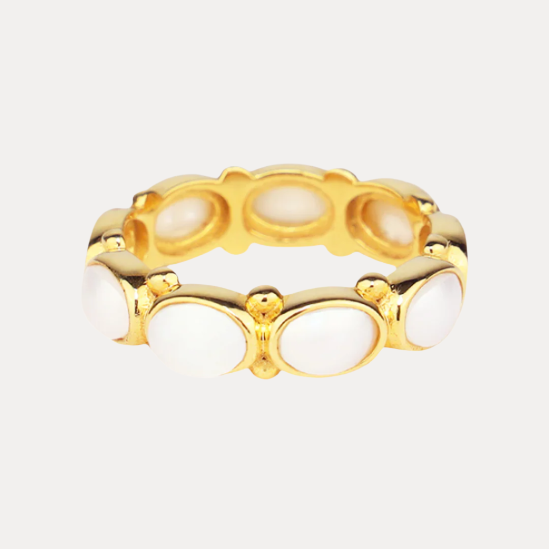 Nana Pearl Ring - White